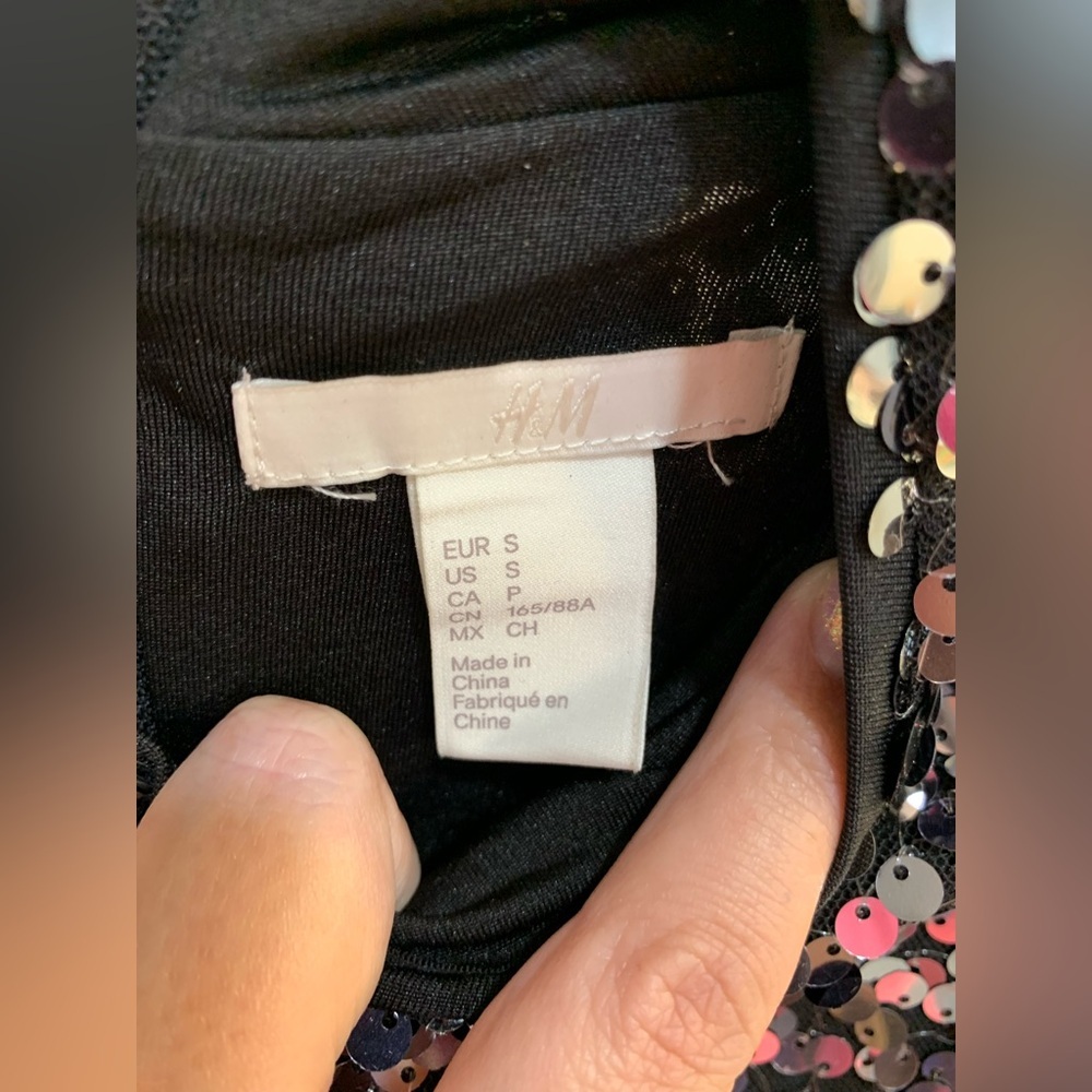 H&M Sequence Blouse Size Small - image 5